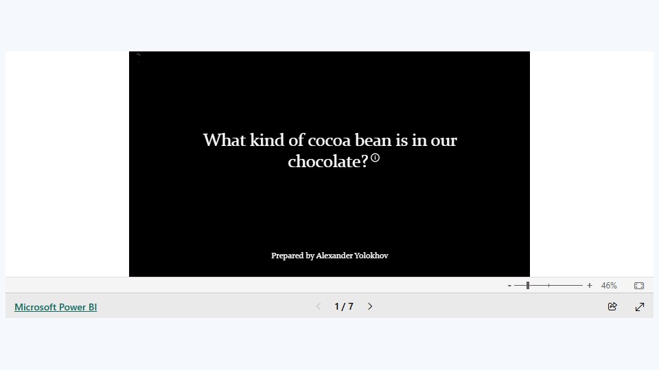 The analysis of data on chocolate bars 대표 이미지