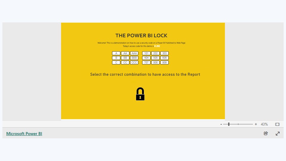 The Power BI Lock 대표 이미지